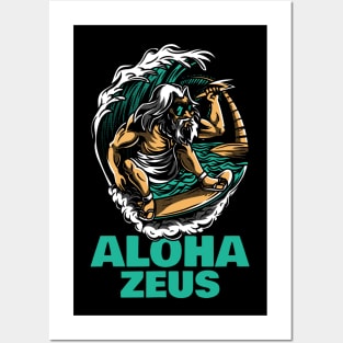 ALOHA ZEUS Posters and Art